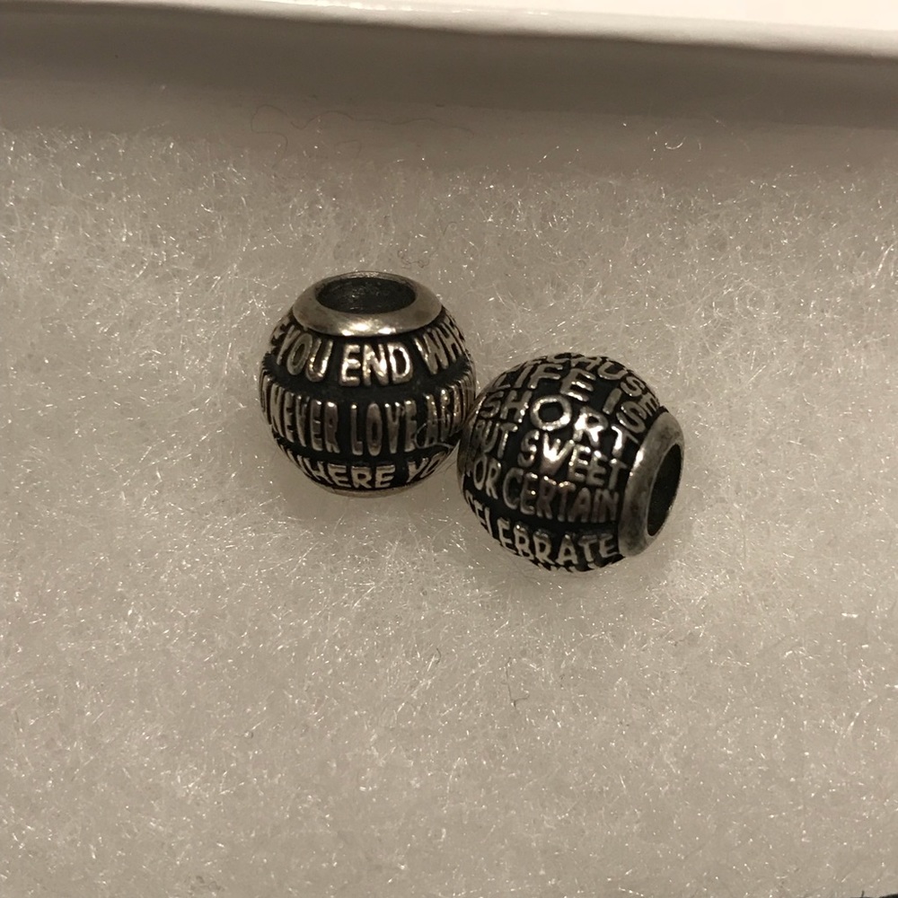 Two Step & Grace is Gone lyric beads